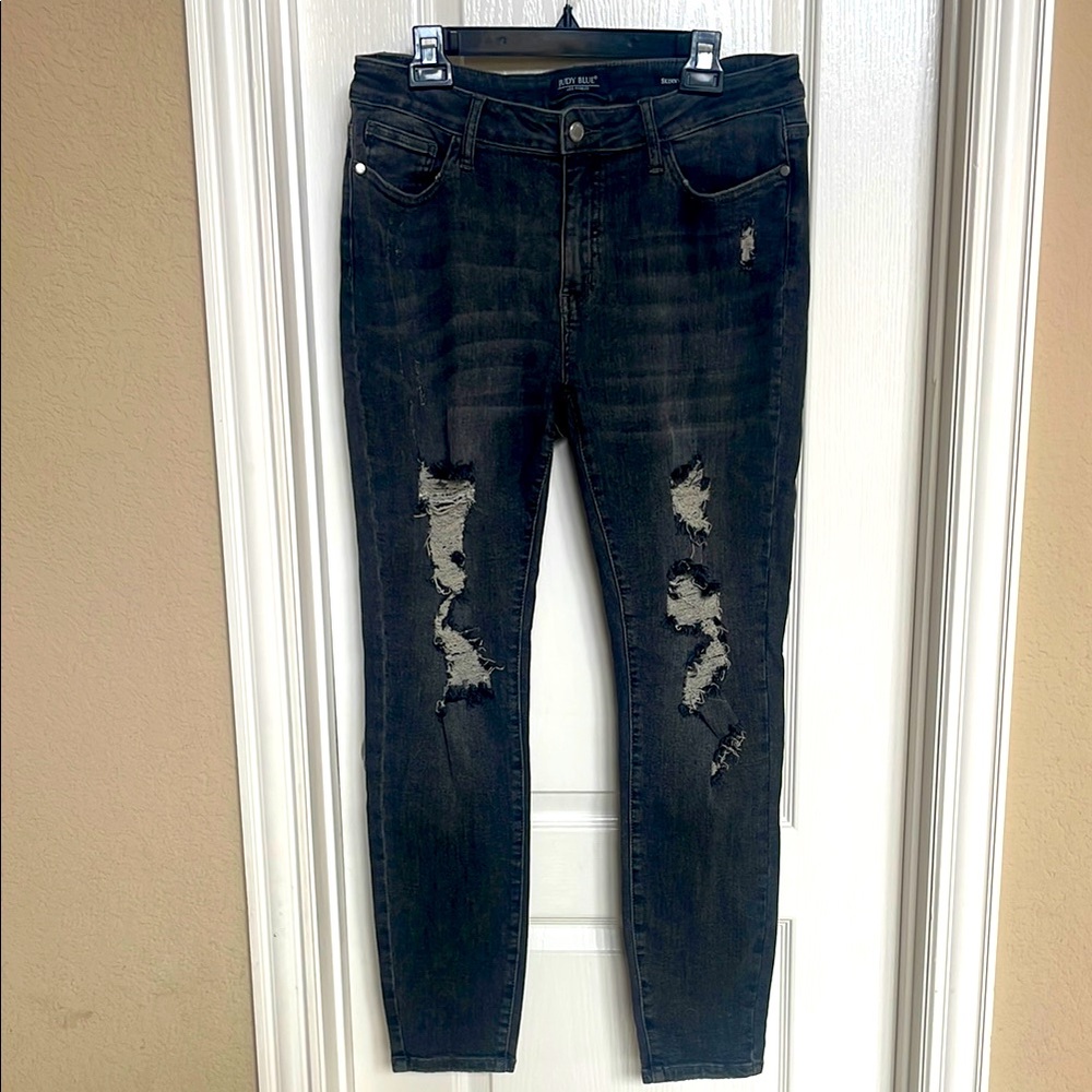 Judy Blue skinny fit gray jeans size 15/32